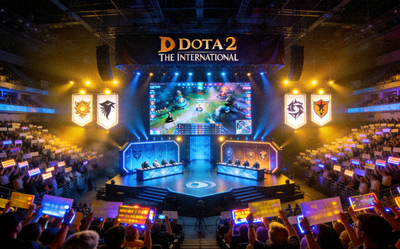 DOTA2国际邀请赛TI比赛现场全景